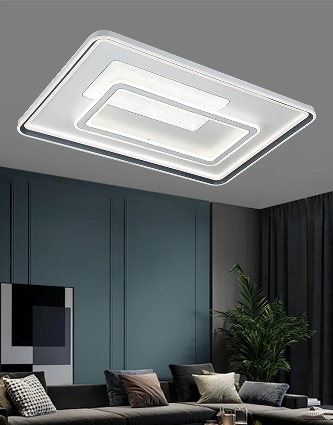 客厅可语音喷漆节能吸顶灯创意北欧吸顶灯轻奢超薄餐厅