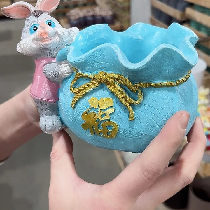 陶瓷树枝材质摆件花盆