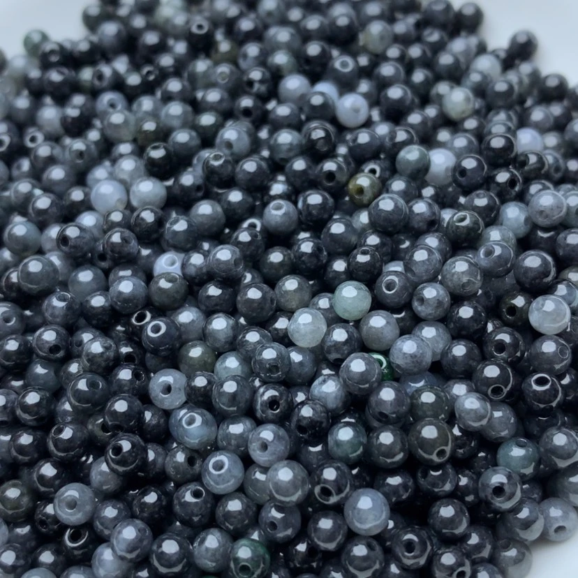 【闪购商品】翡翠手链未镶嵌卡3.8乌鸡100颗