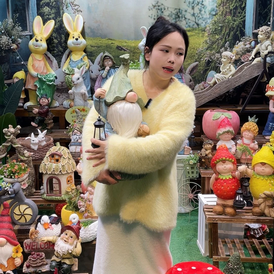 摆件花园摆件红红火火