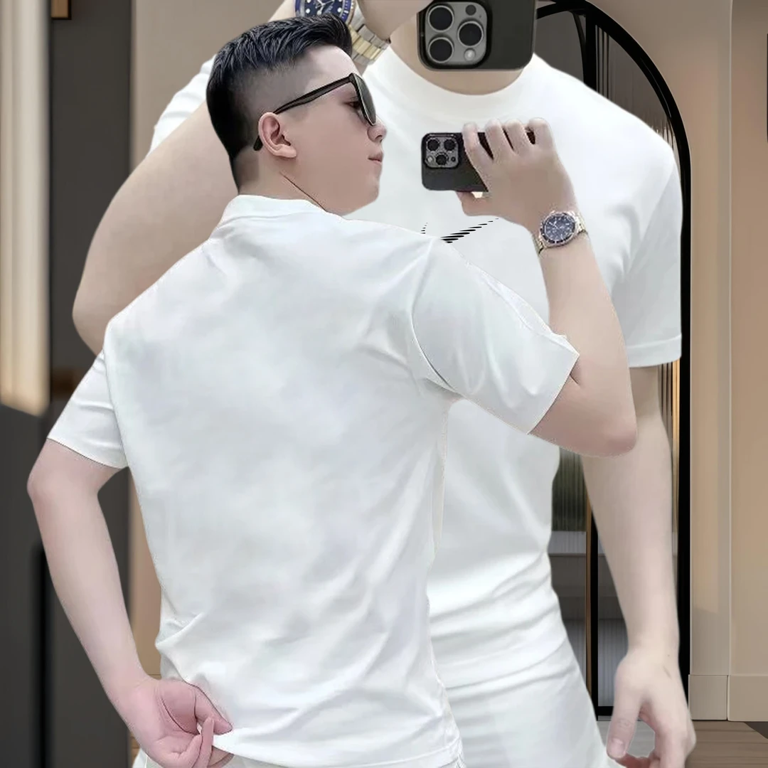美式痞帅重磅纯棉短袖T恤男女同款休闲时尚ins潮牌圆领半袖上衣