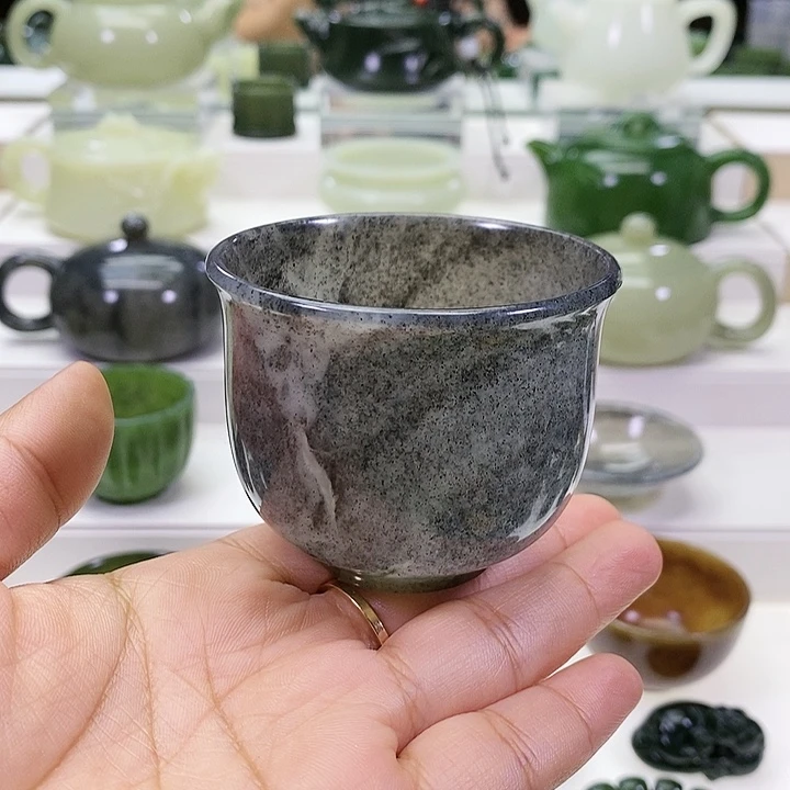 未镶嵌和田玉挂件火*杯子