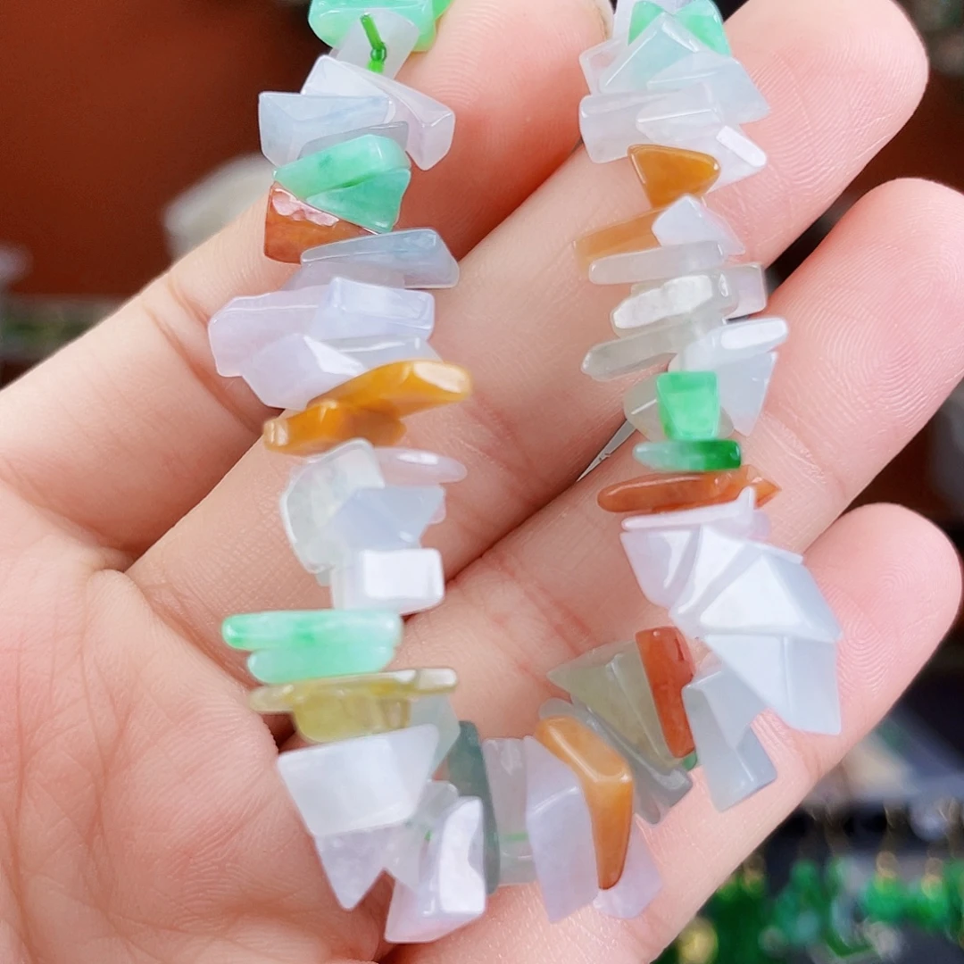 翡翠未镶嵌耳饰饰品