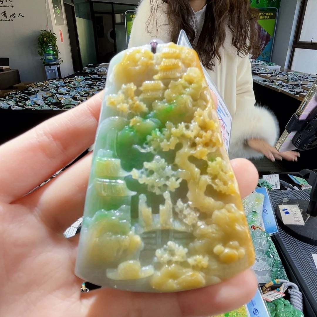 颈饰未镶嵌翡翠翡翠