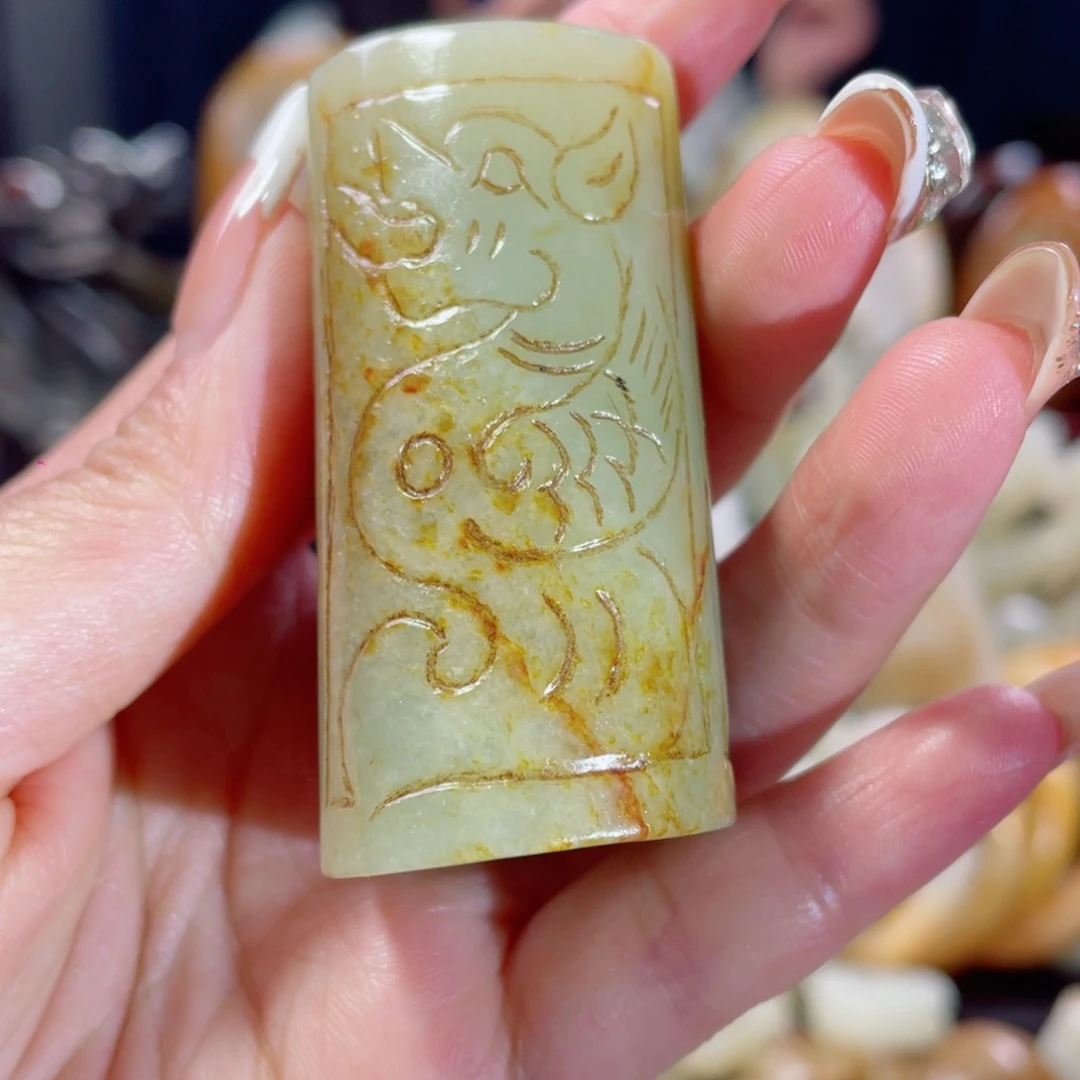 和田玉未镶嵌把件9