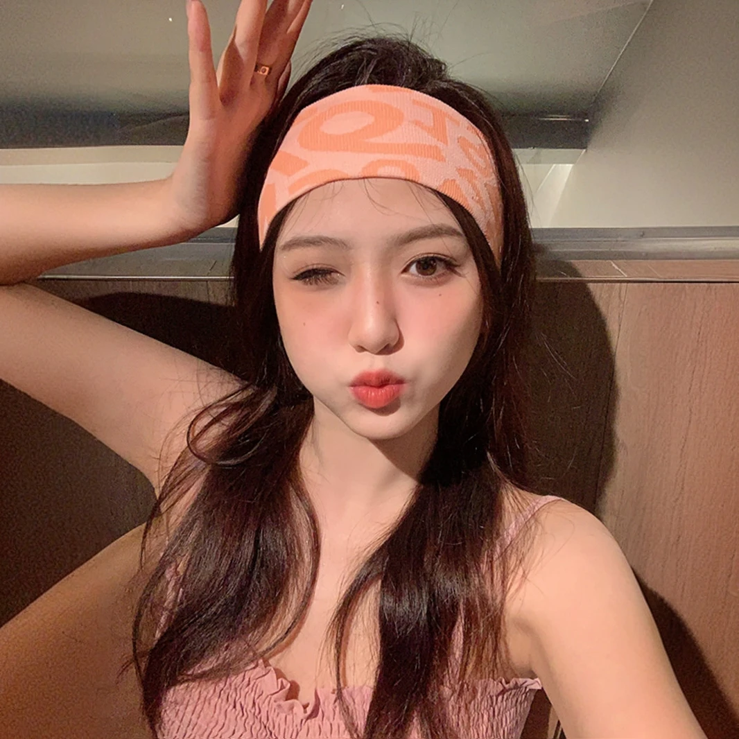 夏季运动发带女跑步健身瑜伽吸汗止汗头带头巾洗脸束发头套发箍