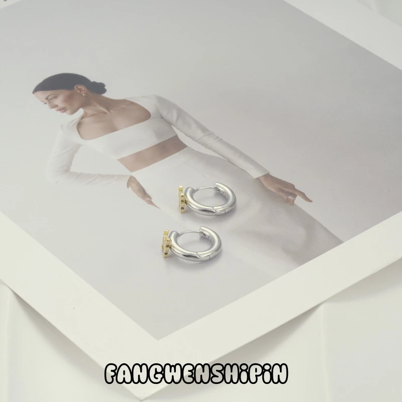 铜合金耳饰 耳环轻奢时尚简约小众个性7334