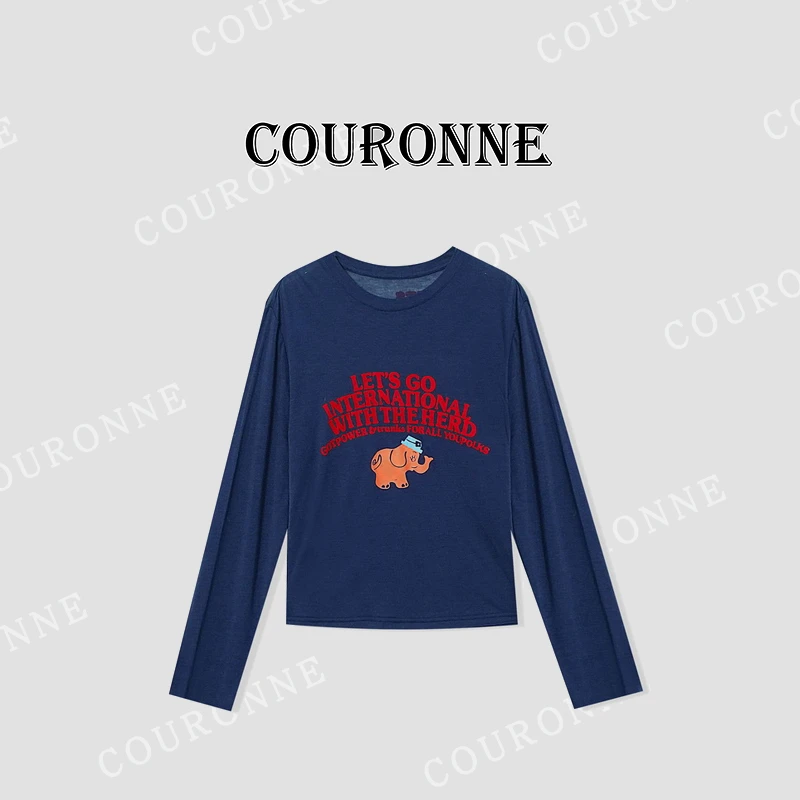 【小熊】-春夏‘’小象‘’设计感防晒罩衫T恤健身游泳休闲26675