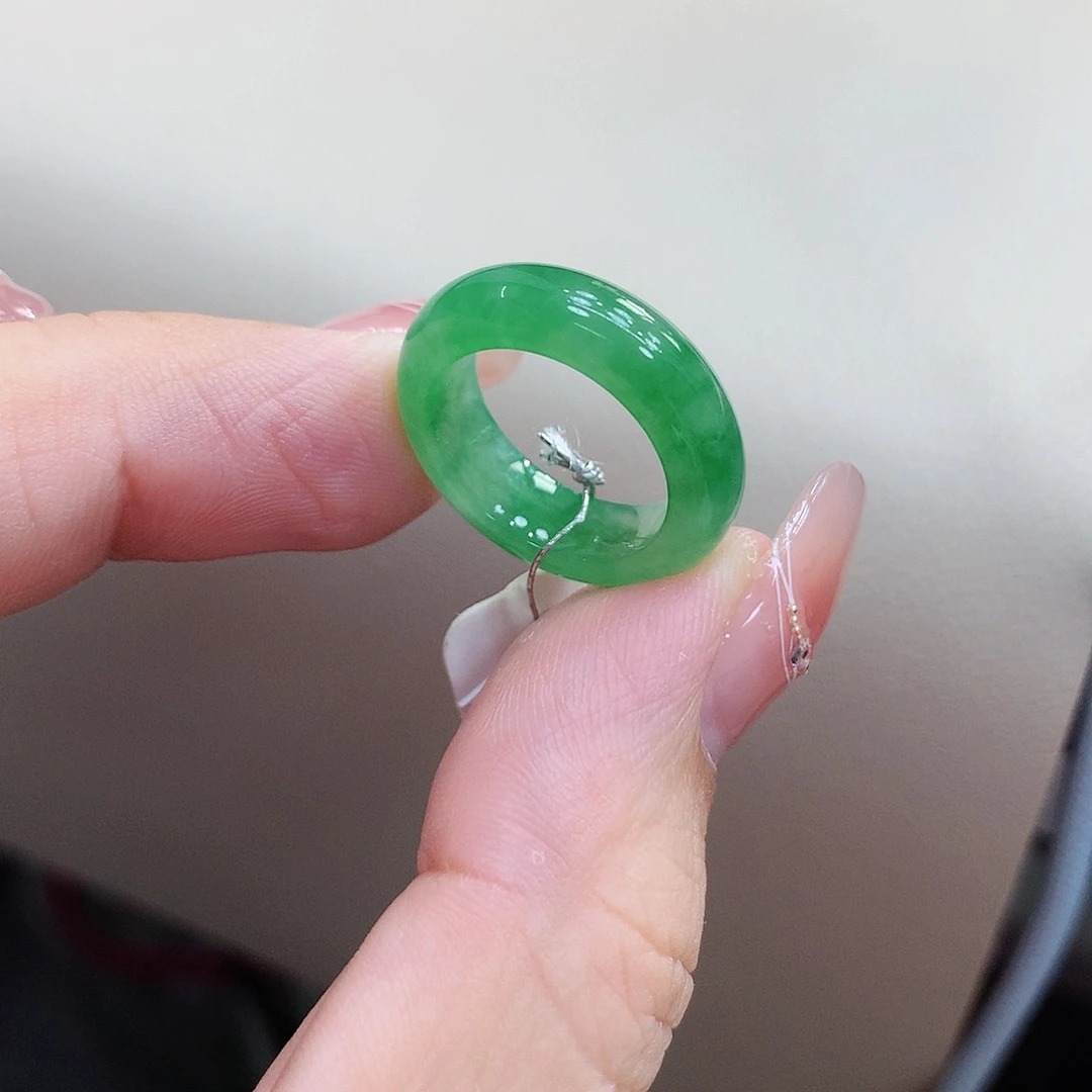 未镶嵌戒指翡翠8号