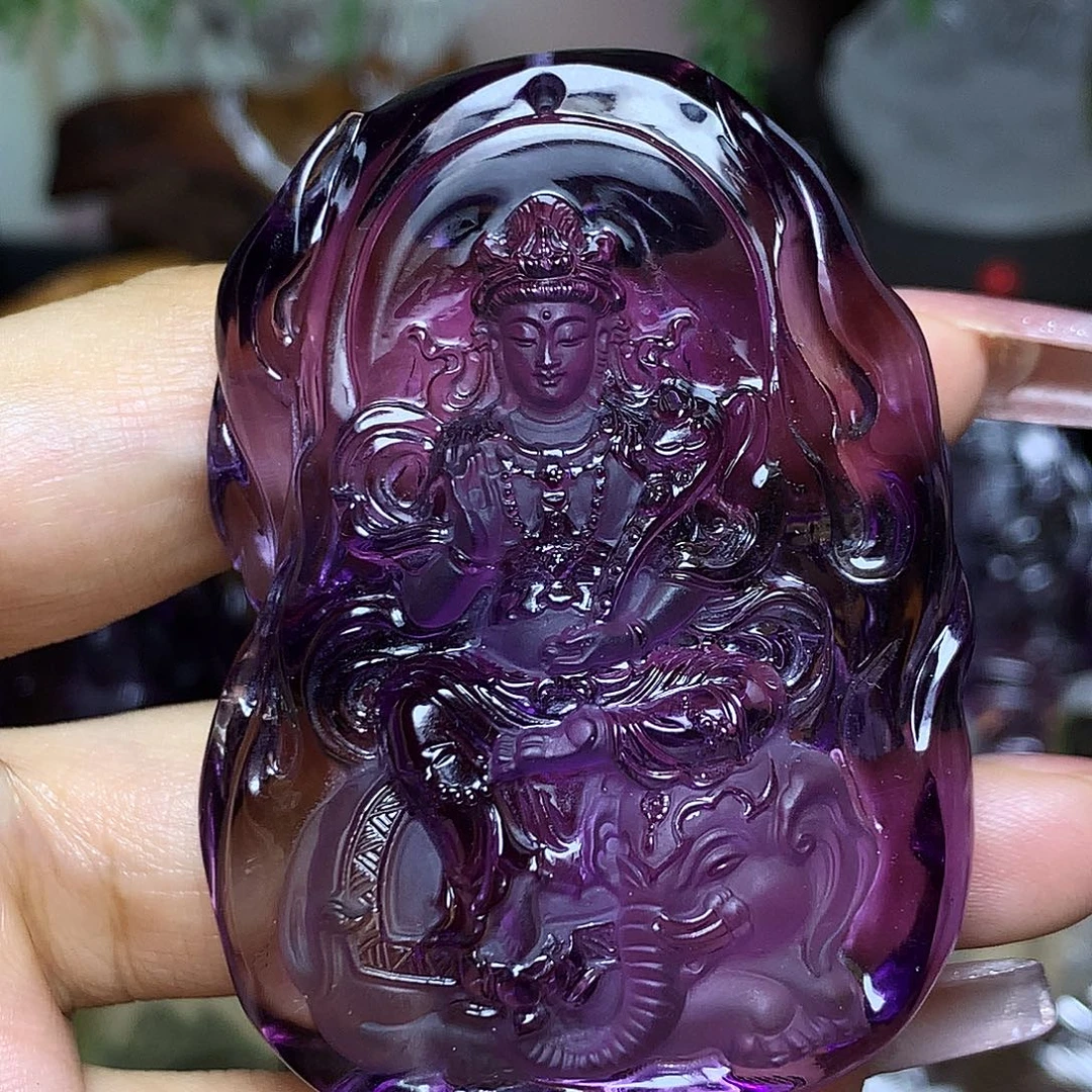 半***光未镶嵌颈饰水晶天然