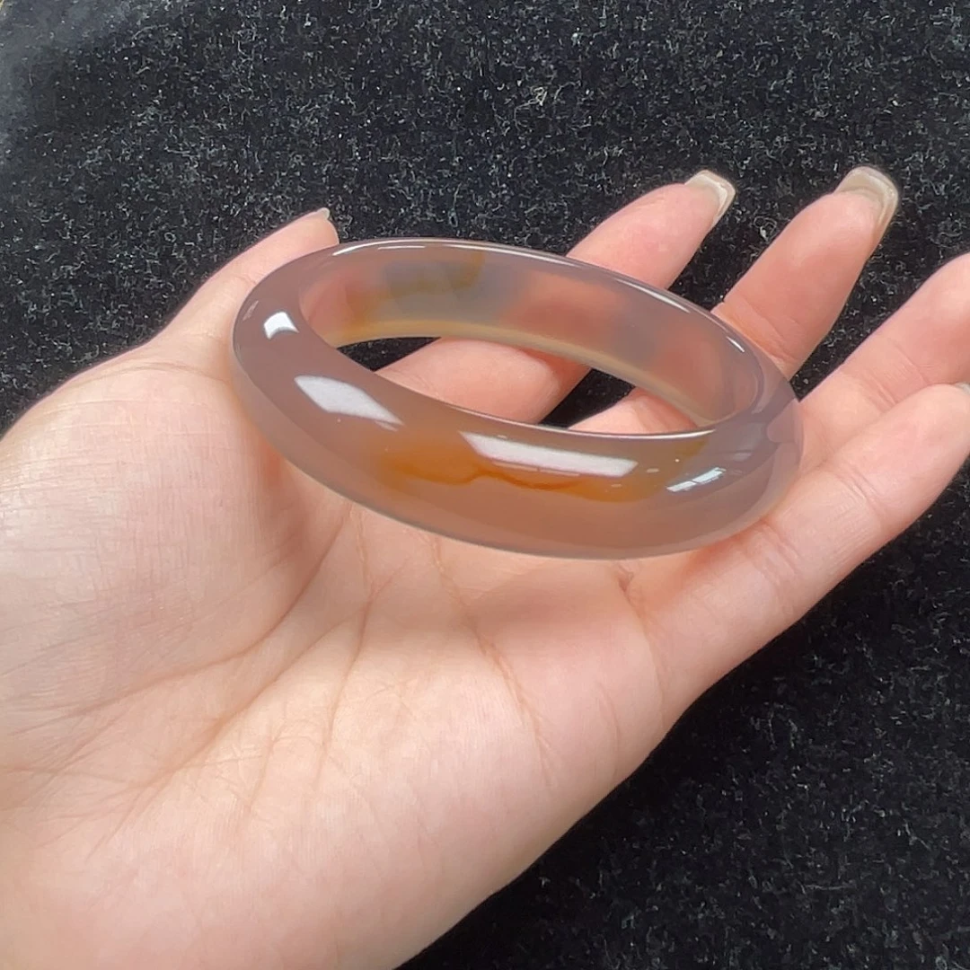 玛瑙/玉髓手镯未镶嵌ご***ミ