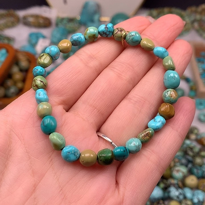 绿松石未镶嵌扣子