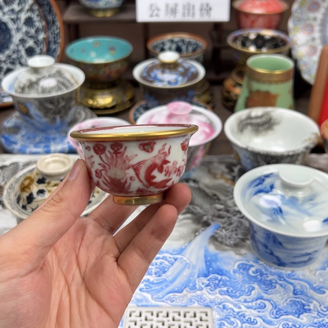 瓷片景德镇手工手绘陶瓷