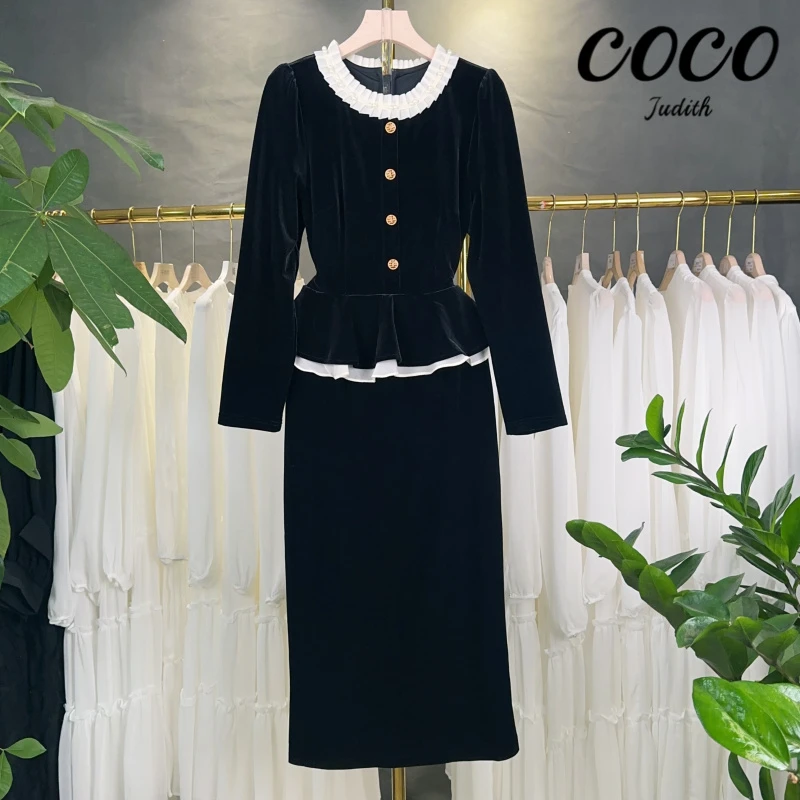 【RG1828】2025年新款百搭减龄显瘦新款女装连衣裙