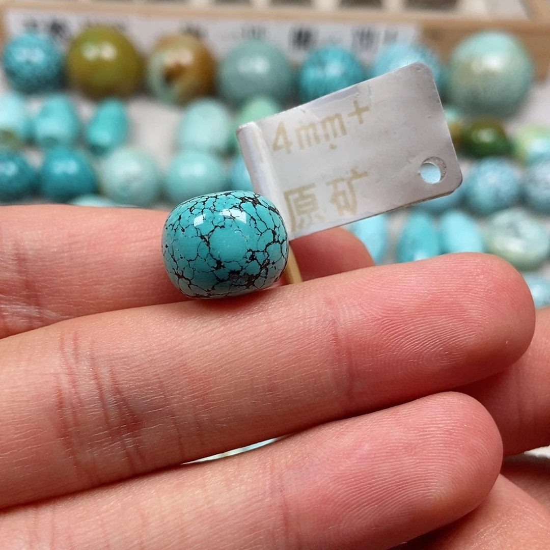 未镶嵌绿松石珠宝半成品