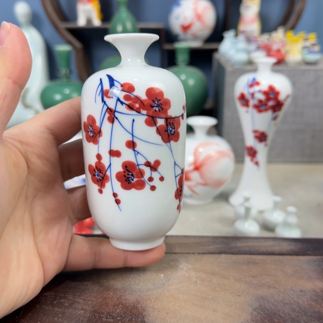 陶瓷手工小花器摆件