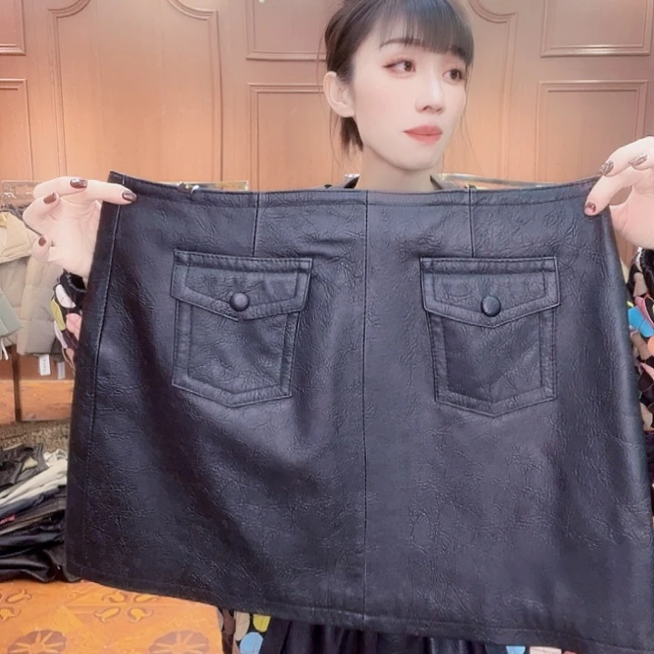 140……150斤皮短裙