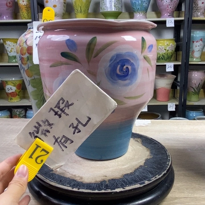 景德镇高温陶瓷花盆