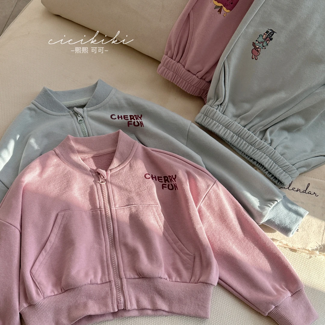 【米菲】2025品质时尚儿童童装春秋时尚洋气百搭套装 WT2502 KZ2502