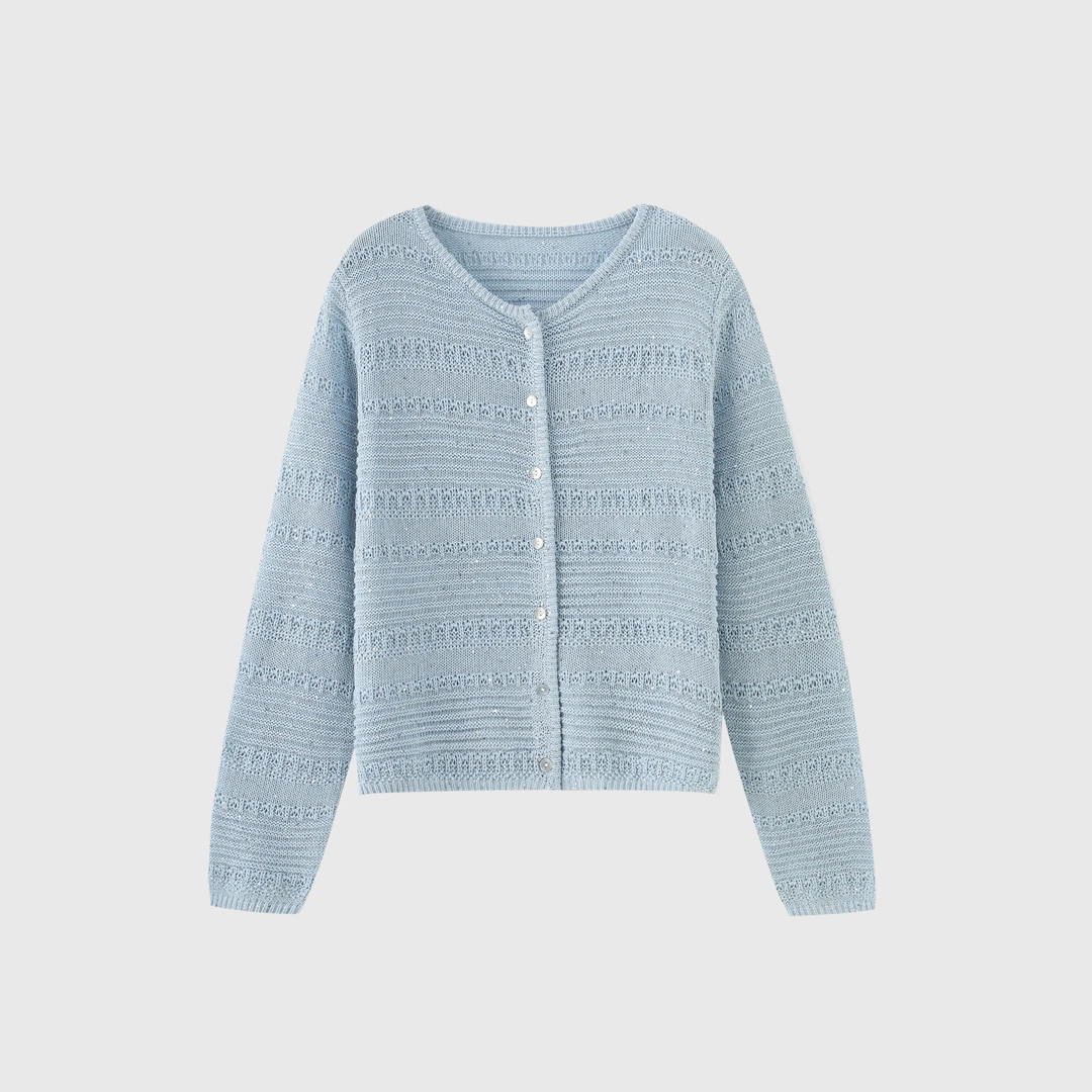 2025新款针织开衫气质优雅时尚百搭