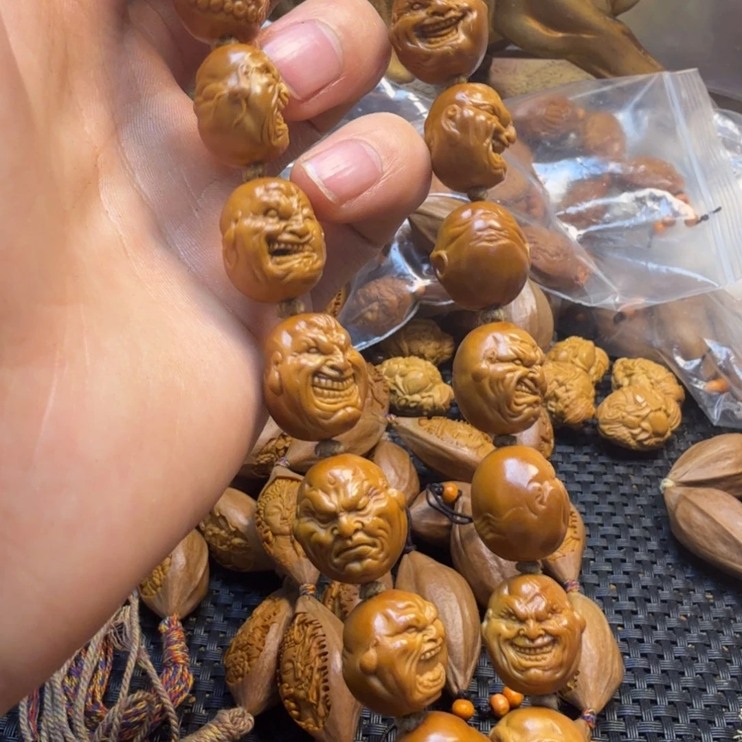 手串/手链橄榄核恶僧全家福