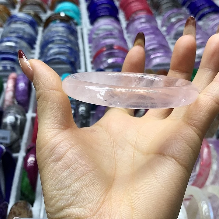 未镶嵌水晶手镯天然水晶