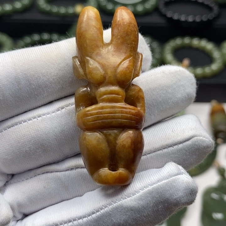 岫岩河磨玉（透闪石质玉）未镶嵌颈饰