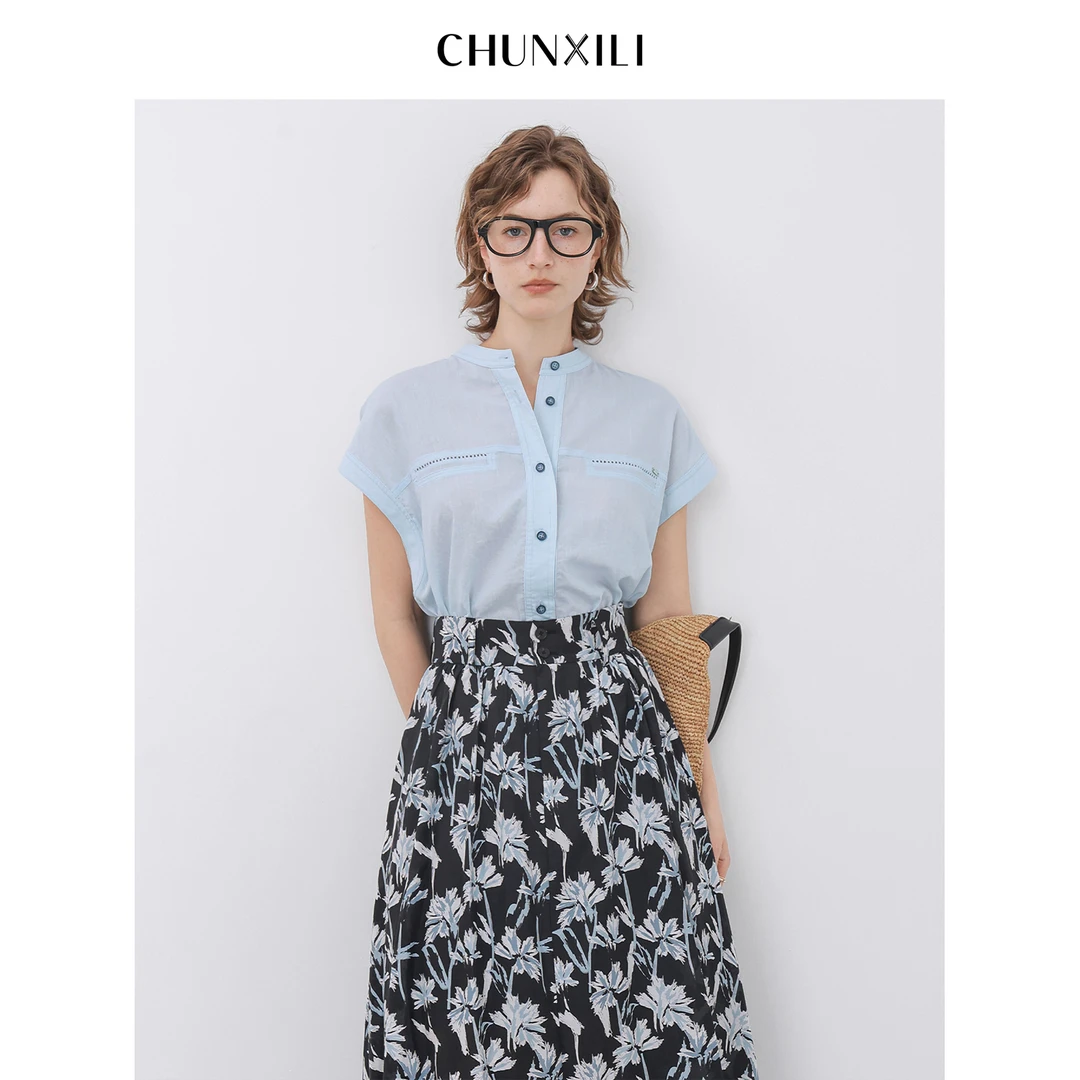 CHUNXILI/春熙里 时尚极简夏季衬衫D07S52052