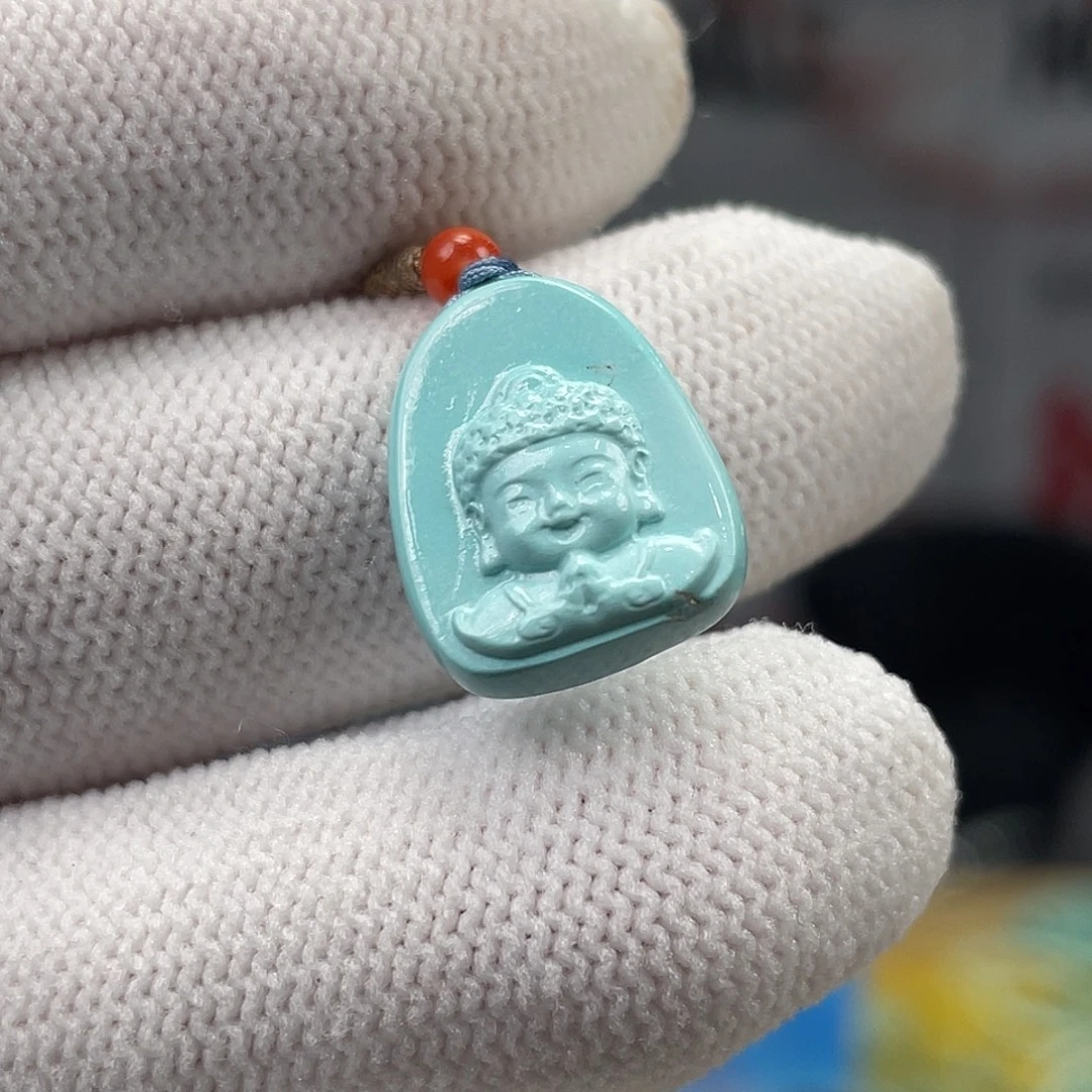 绿松石未镶嵌挂件