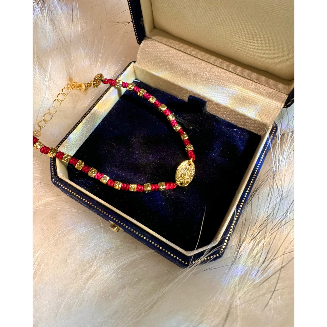 铜合金手链 本命年开运福牌手链 P1054