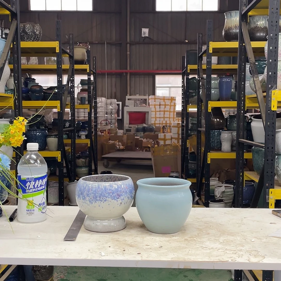 宜兴紫砂粗陶花盆