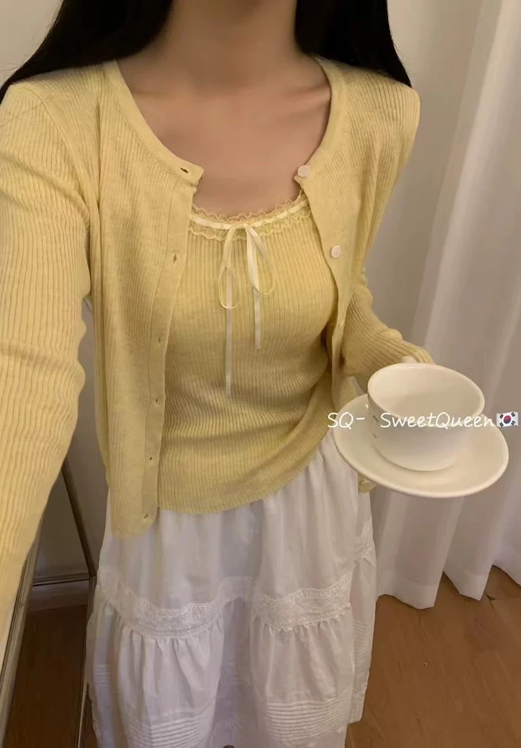 韩系v领超柔软两件套