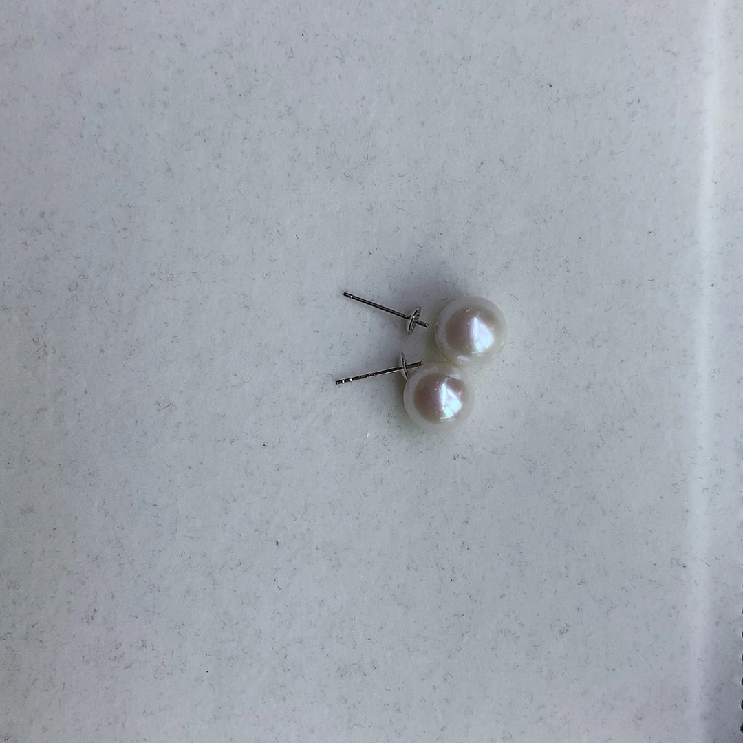 淡水珍珠耳饰未镶嵌耳钉