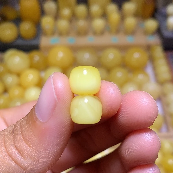 裸石蜜蜡未镶嵌天然俄料白花蜜蜡精工老型10