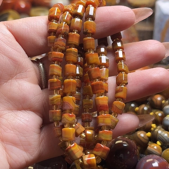 玛瑙/玉髓未镶嵌项链