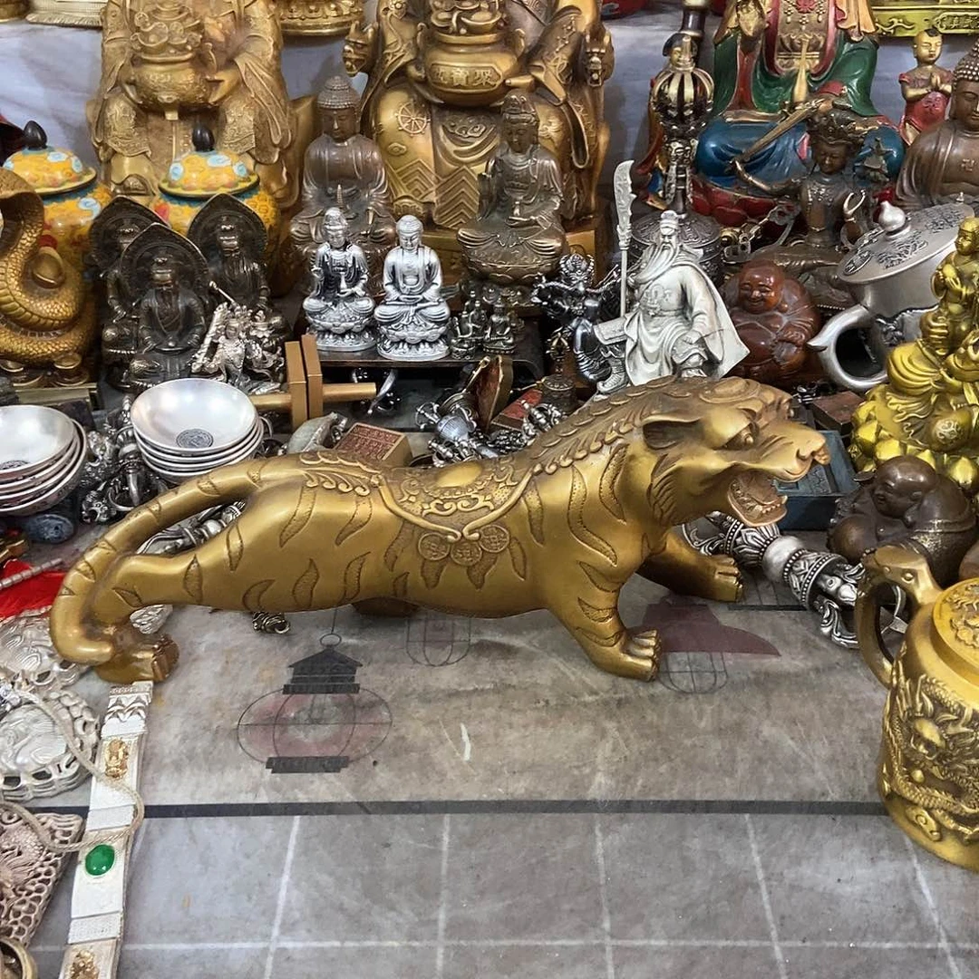 林*盛杨黄铜摆件老杨黄铜摆件