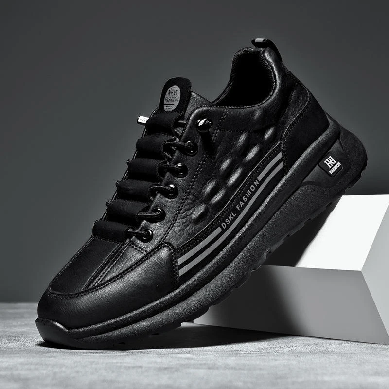 鞋子男潮秋冬新款休闲鞋时尚百搭厚底增高运动鞋防滑耐磨爆款男鞋
