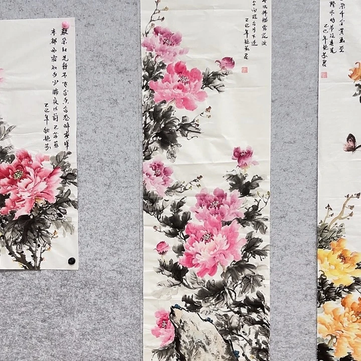 国画花鸟的翅膀和翅膀是