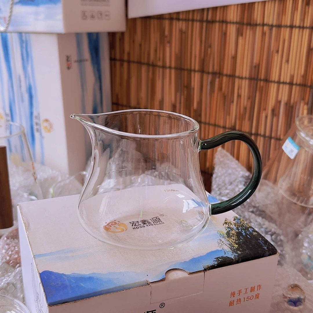 高硼硅玻璃茶水分离款瑕疵G406绿14.9