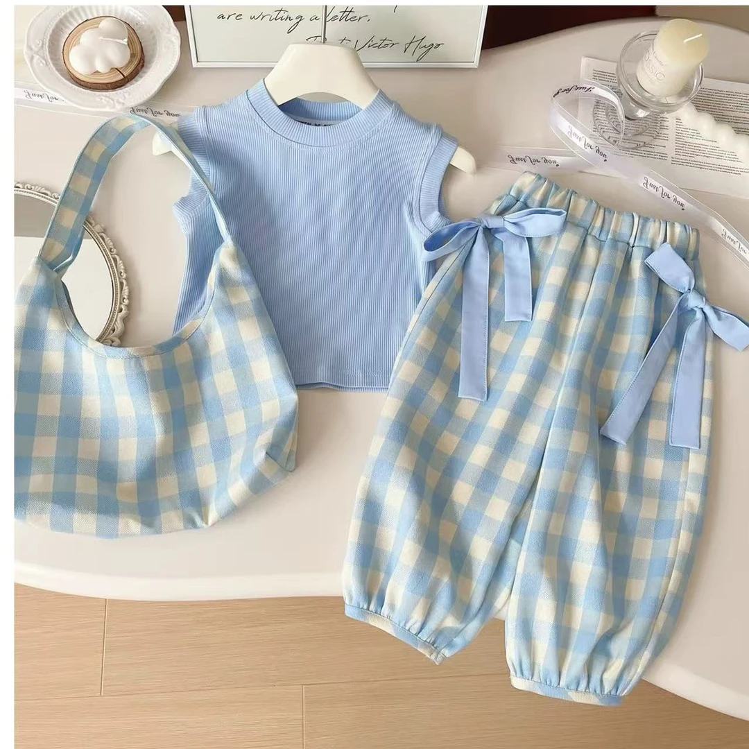 【玫瑰的故事】夏款组合一组一夏天就够了女童夏款衣服组合SJ-R-A83