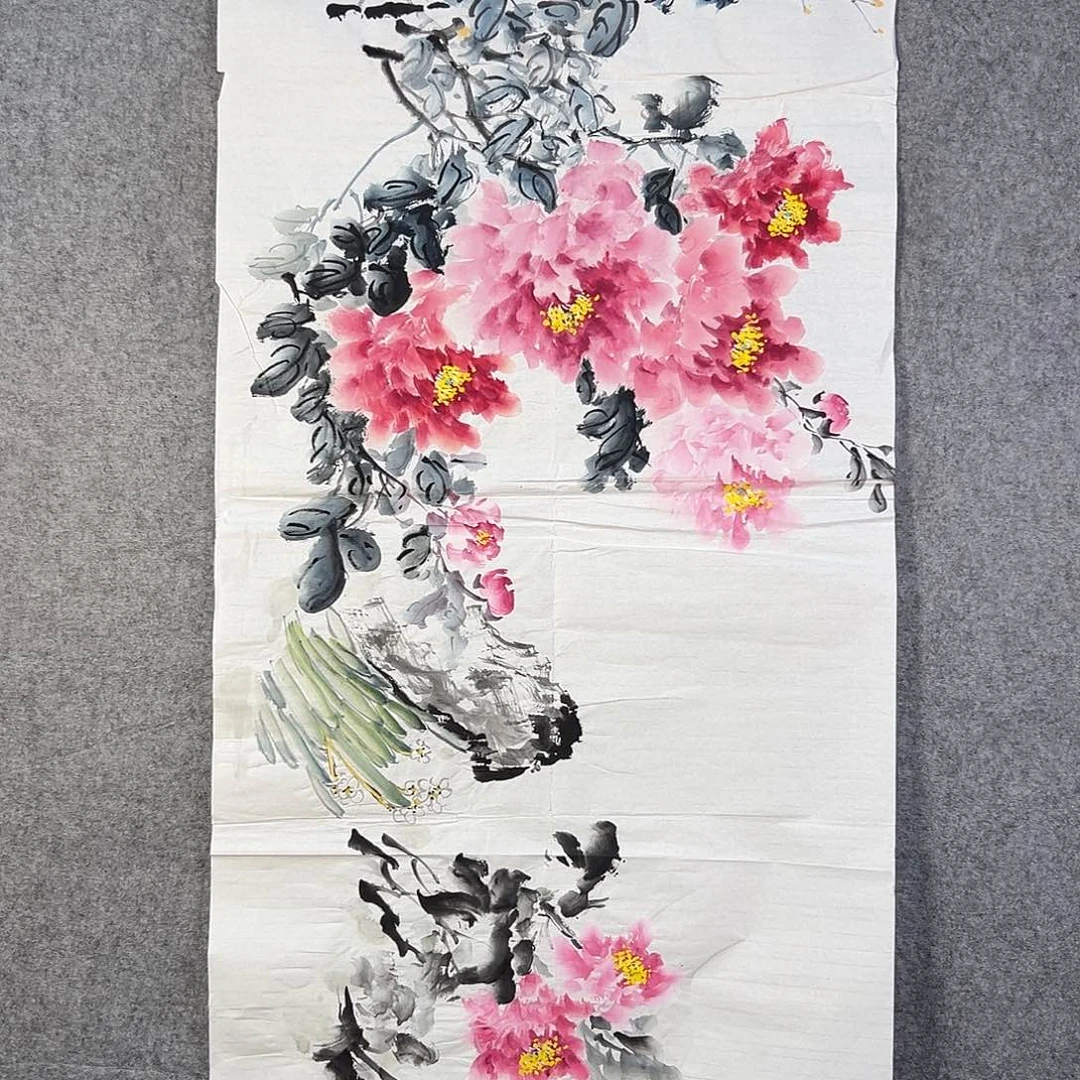 国画319 牡丹花等经济植物和花卉