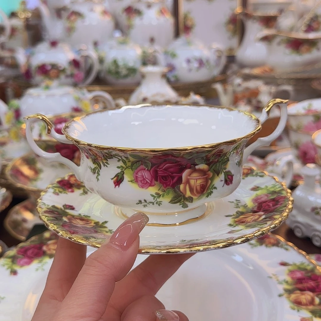 摆件咖啡杯瓷器摆件福利