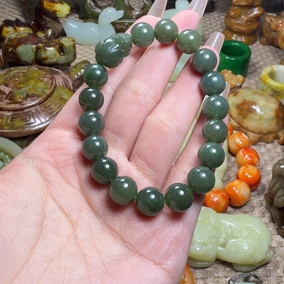 白玉菩提吊坠挂件