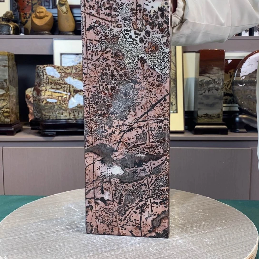 石材广西国画石草花石