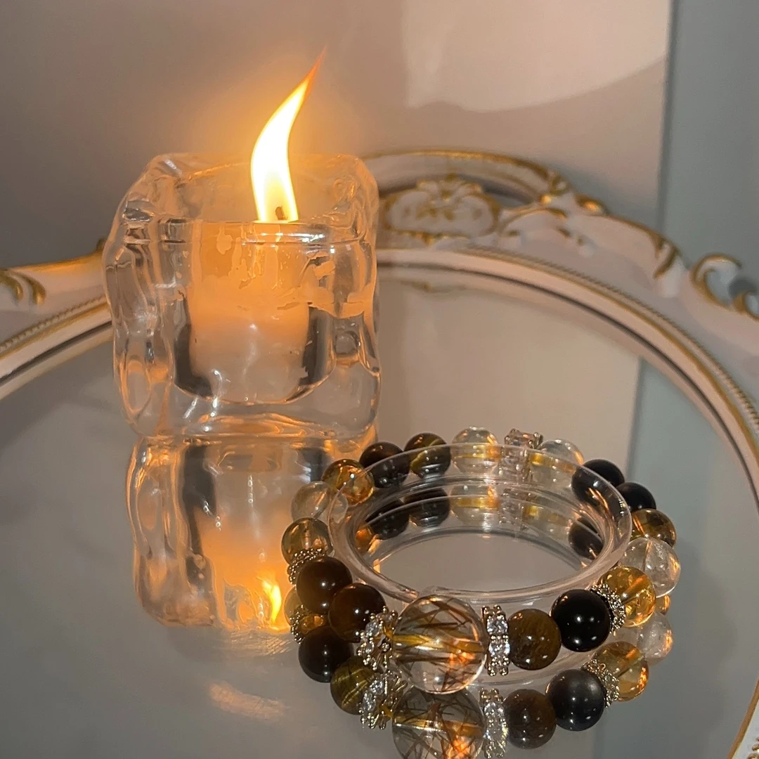 予禧原创天然水晶金霸大综合黑金超七+黄阿塞+黄塔晶多样性发其一