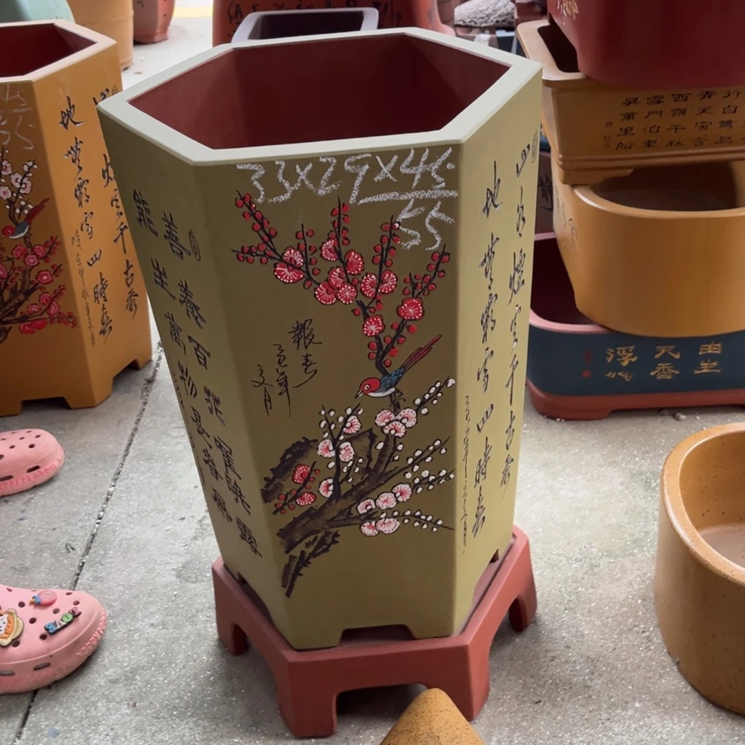 紫砂花盆盆景艺术