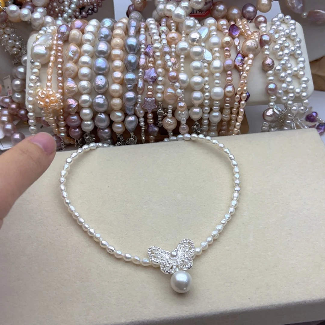 颈饰未镶嵌淡水珍珠