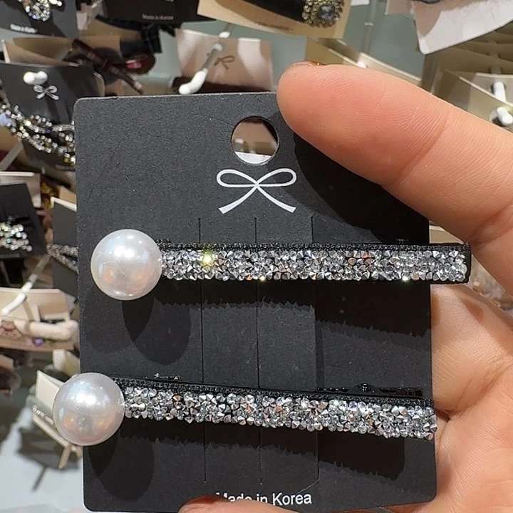皮质铁合金珍珠一字
