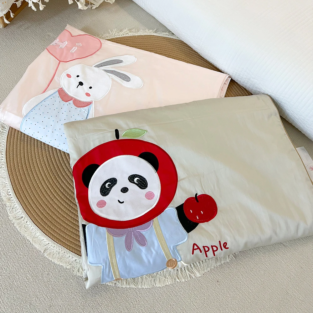 A类天丝棉贴布绣儿童学生夏被夏季婴儿空调被幼儿园夏季被子