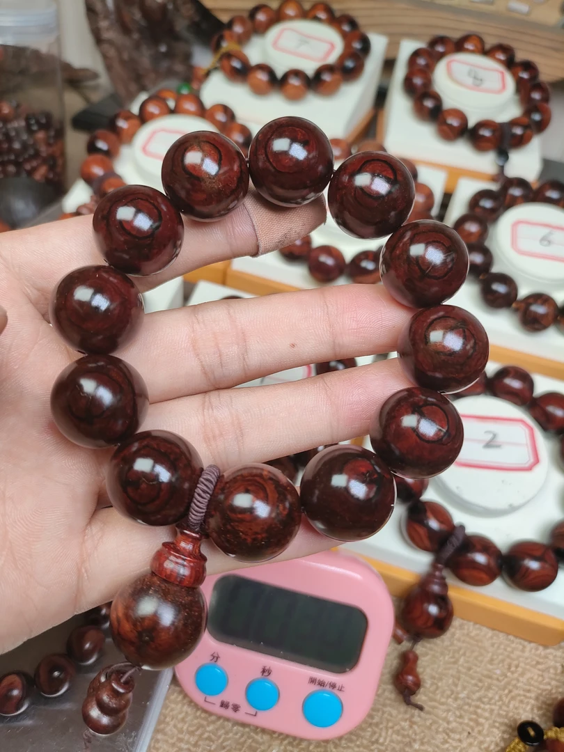 2.0紫油梨花梨手串